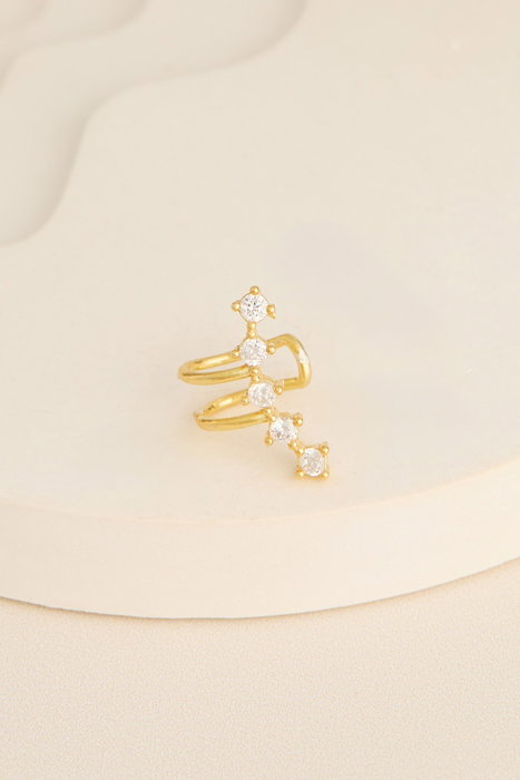 Heliophilia Silver Pendientes de Plata Esterlina 925 en Color Oro Heliophilia Silver Pendientes de Plata Esterlina 925 en Color Oro